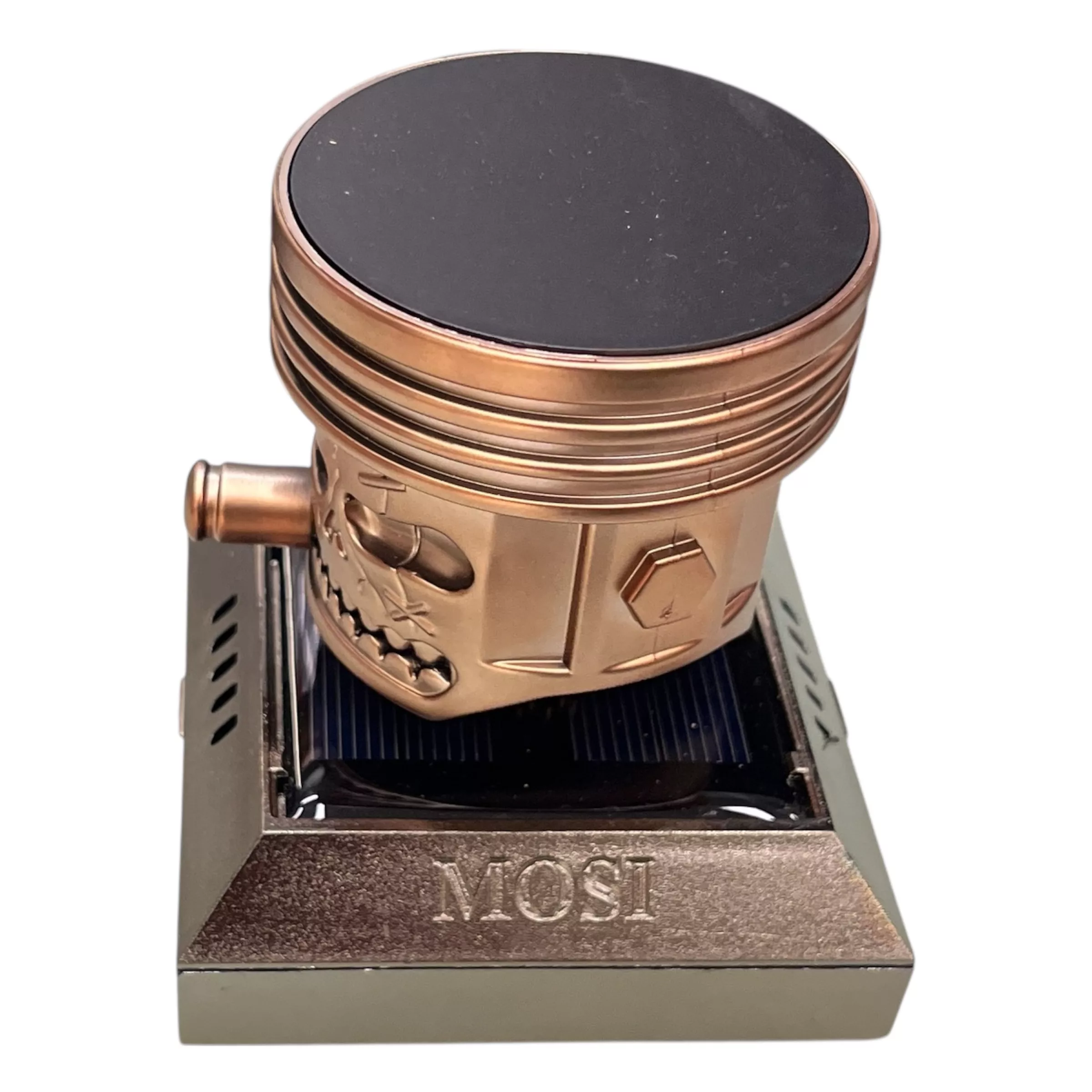 خوشبوکننده رو داشبوردی خودرو مدل سولار چرخشی طرح پیستون کد GLD