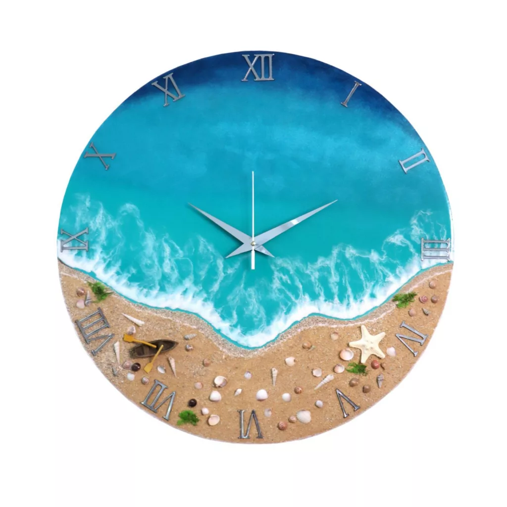 ساعت دیواری مدل دریا و ساحل