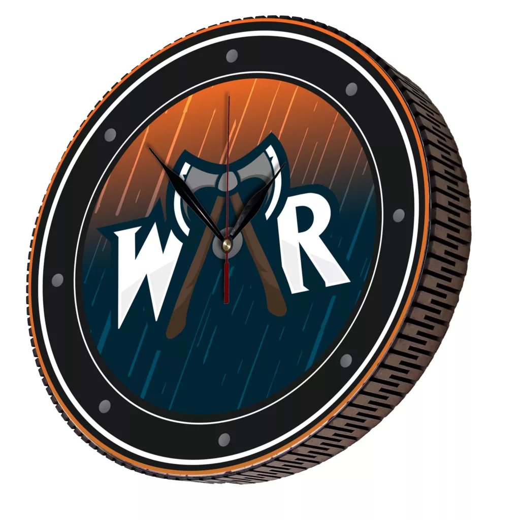 ساعت دیواری مدل دو تبر