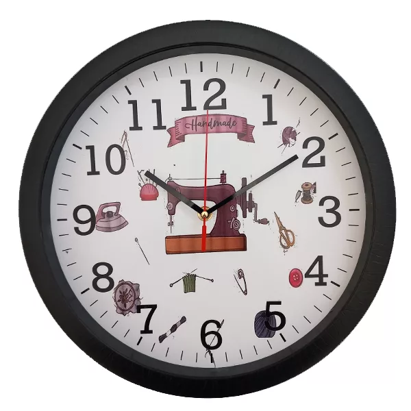 ساعت دیواری مدل چرخ خیاطی کد 40302025