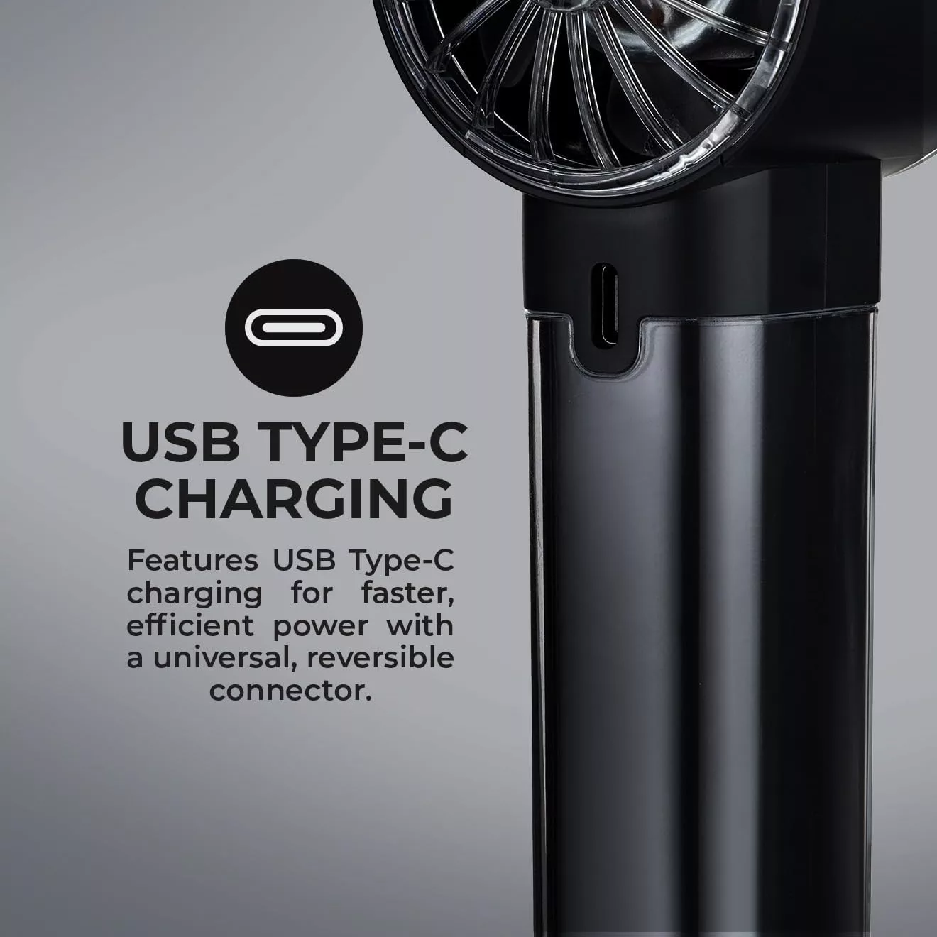 پنکه شارژی جی پاس مدل GF21226 ظرفیت 3000 میلی‌آمپر ساعت