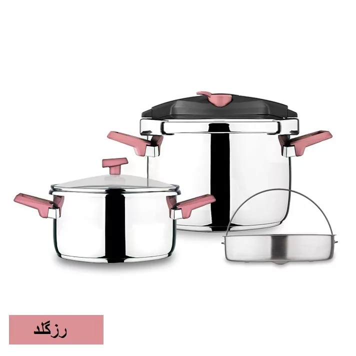 زودپز دوقلو کاندید مدل هلیوس گنجایش 4 و 6 لیتر