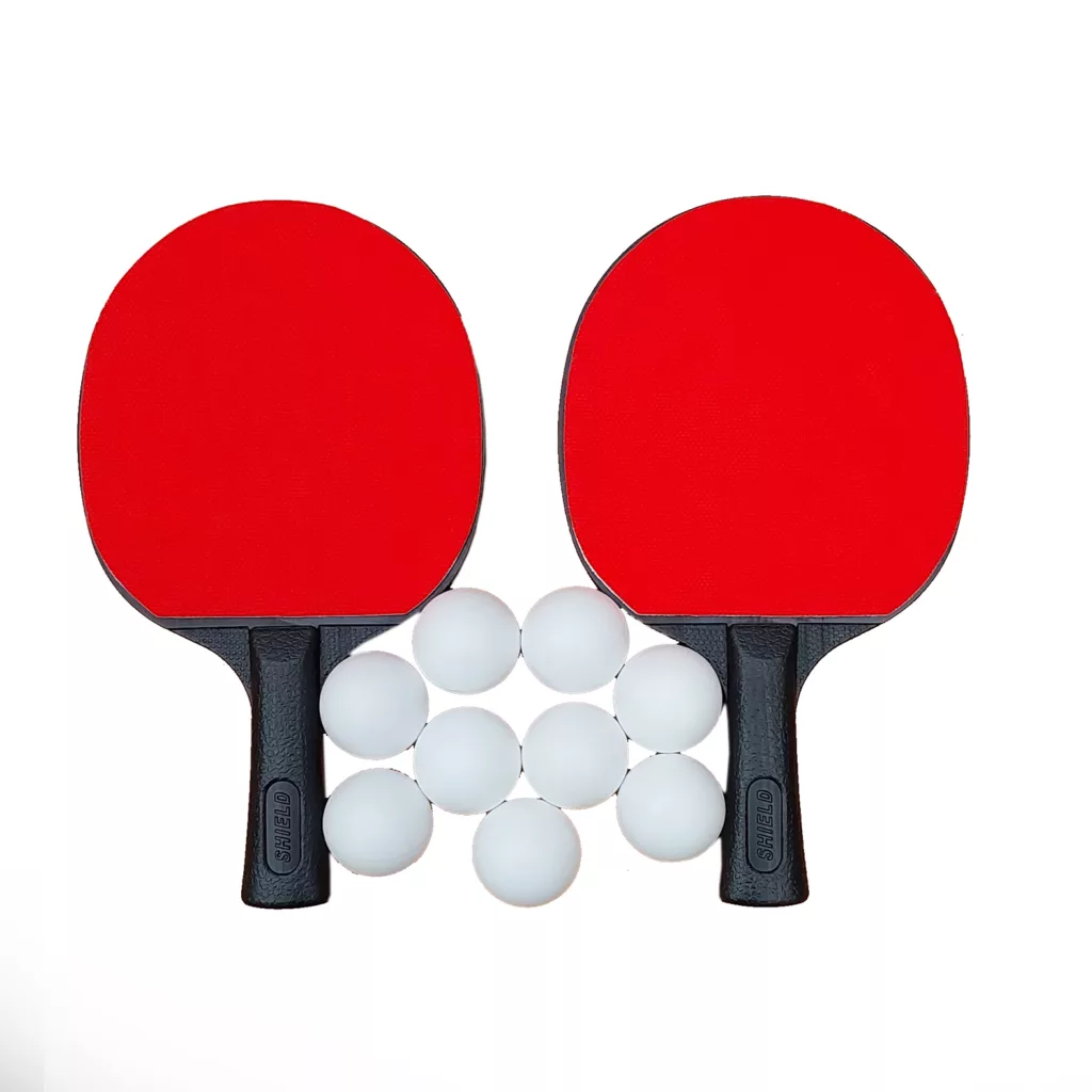 راکت پینگ پنگ شیلد کروت مدل پاندا مجموعه 9 عددی به همراه توپ