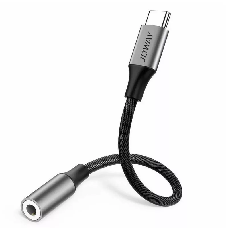 مبدل USB-C به 3.5 میلی متری جووی مدل TC-19 طول 0.12 متر