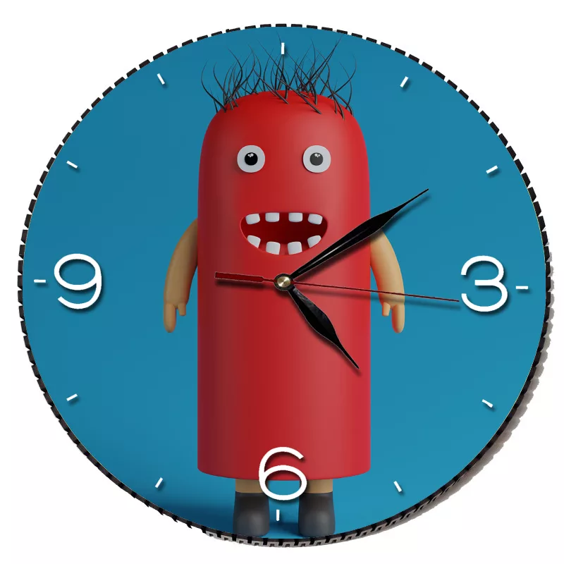 ساعت دیواری مدل سه بعدی