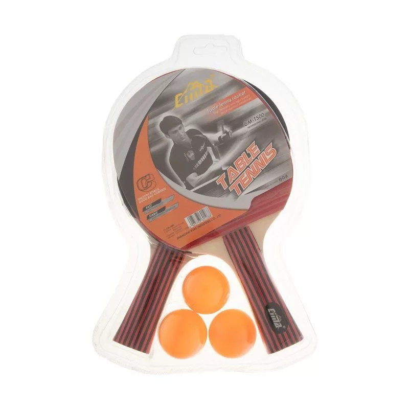 راکت پینگ پنگ مدل GS-M-CM-51009 به همراه توپ مجموعه 5 عددی