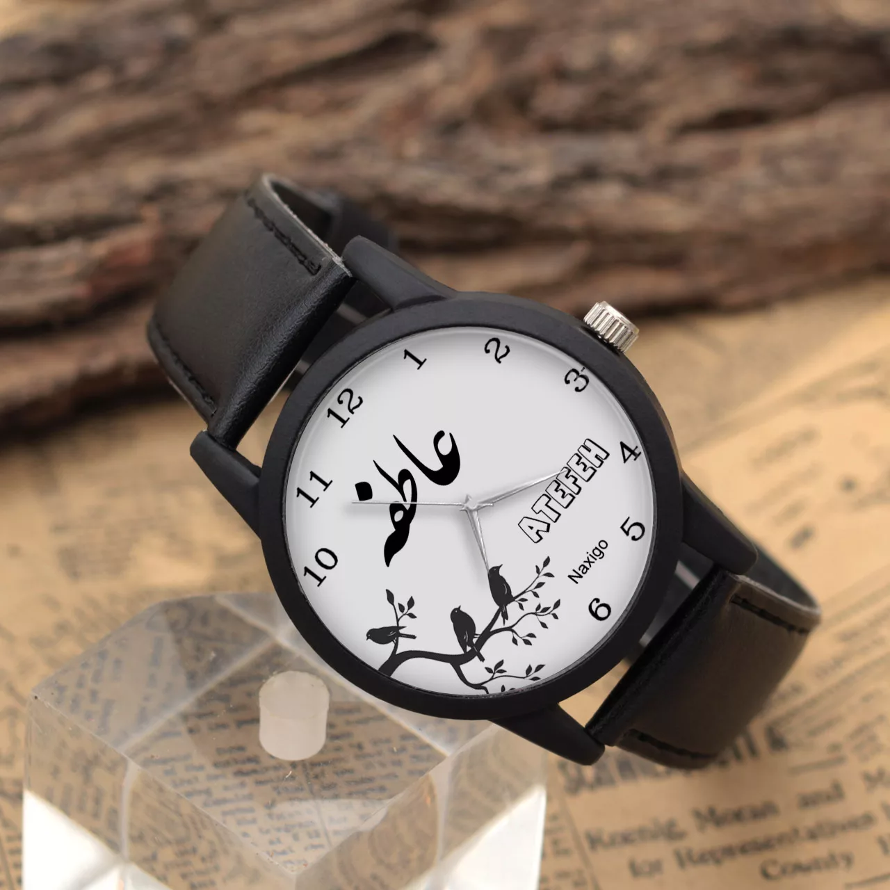 ساعت مچی عقربه ای زنانه ناکسیگو طرح عاطفه کد LF3395