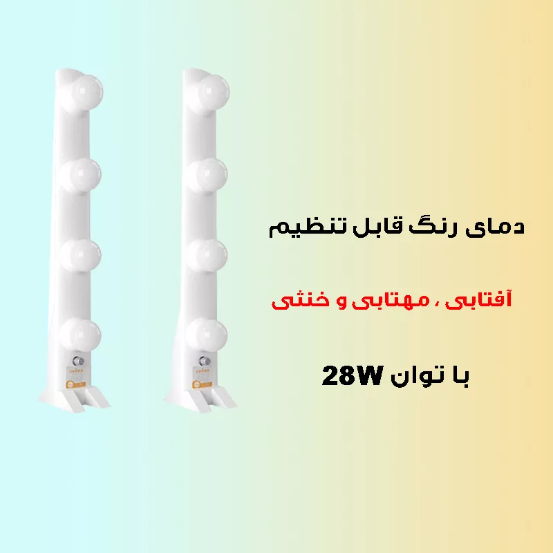 نور ثابت ال ای دی مدل MM6918 بسته 2 عددی