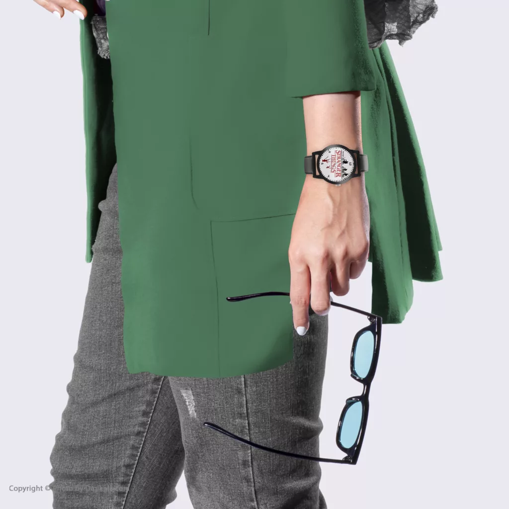 ساعت مچی عقربه ای ناکسیگو طرح Stranger Things کد LF4246