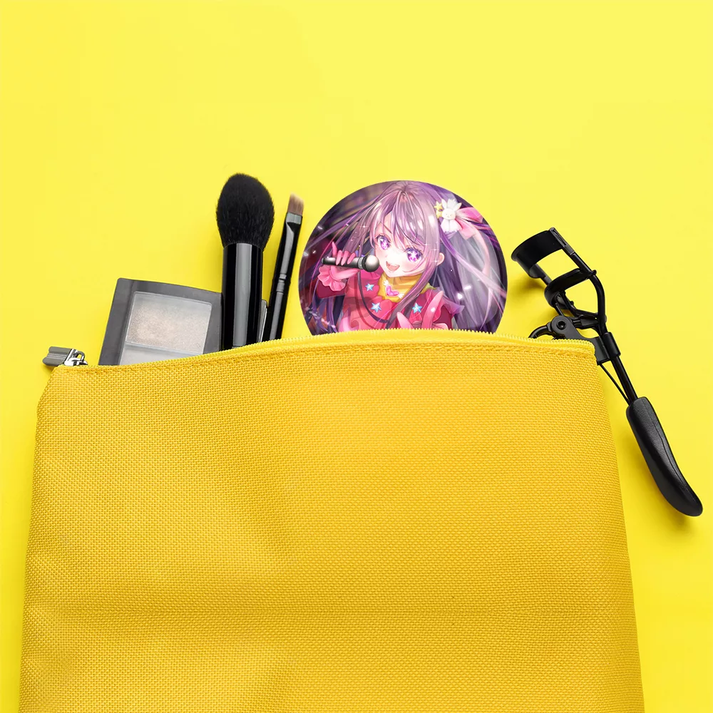 آینه جیبی خندالو مدل هوشینو انیمه اوشی نو کو ستاره من Oshi No Ko کد 27476