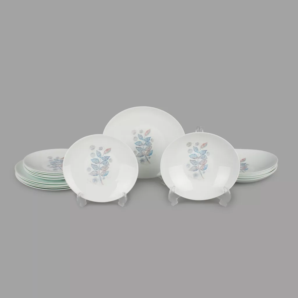 سرویس غذاخوری 18 پارچه 6 نفر شانی مدل  صدفی