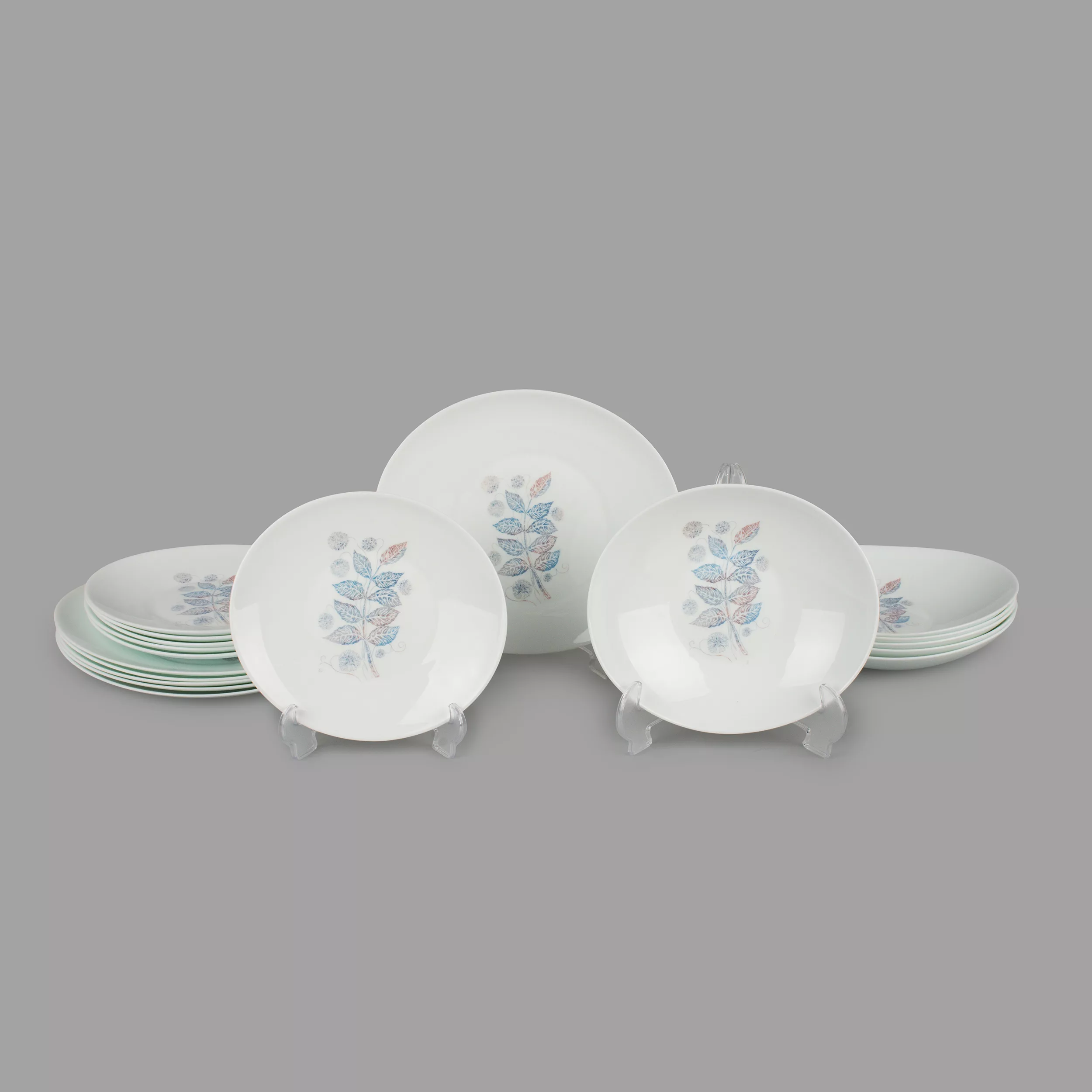 سرویس غذاخوری 18 پارچه 6 نفر شانی مدل  صدفی