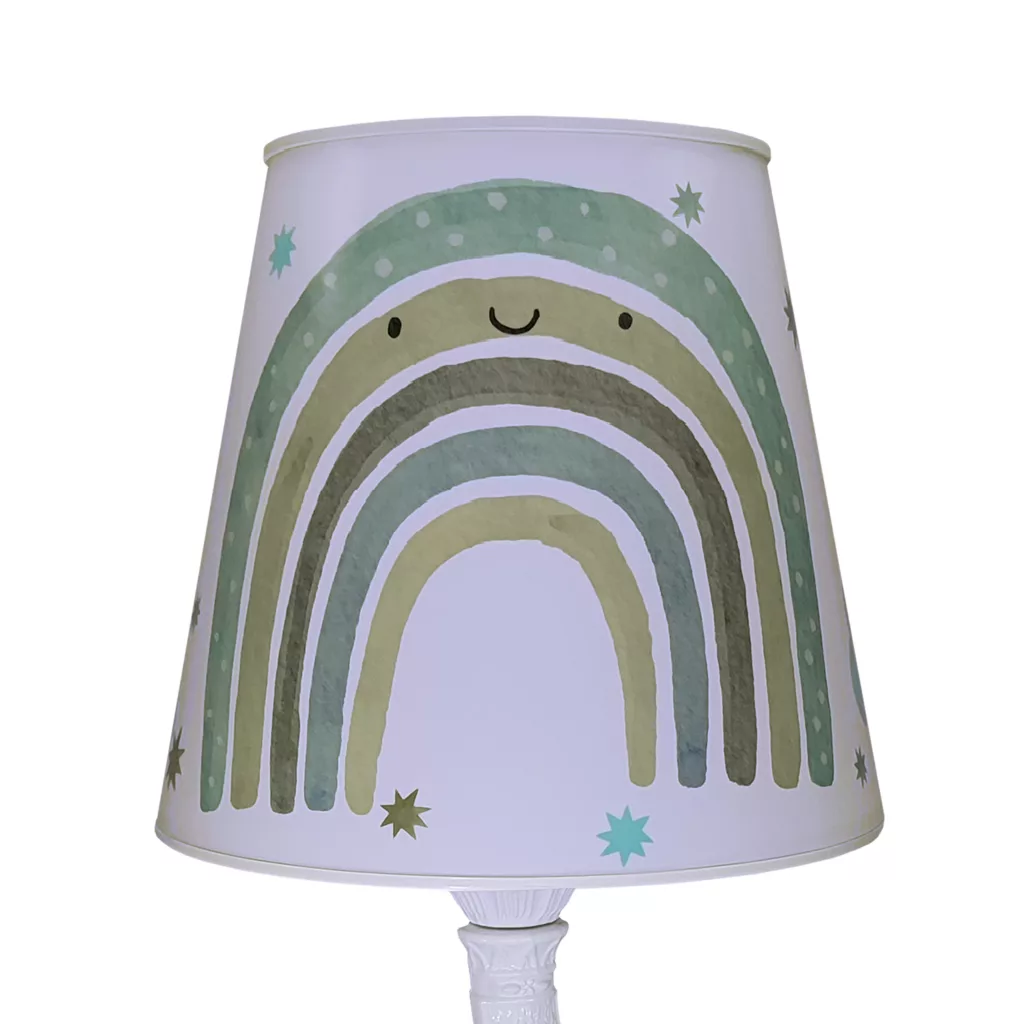 چراغ خواب اتاق کودک مدل رنگین کمان و ابر و ستاره