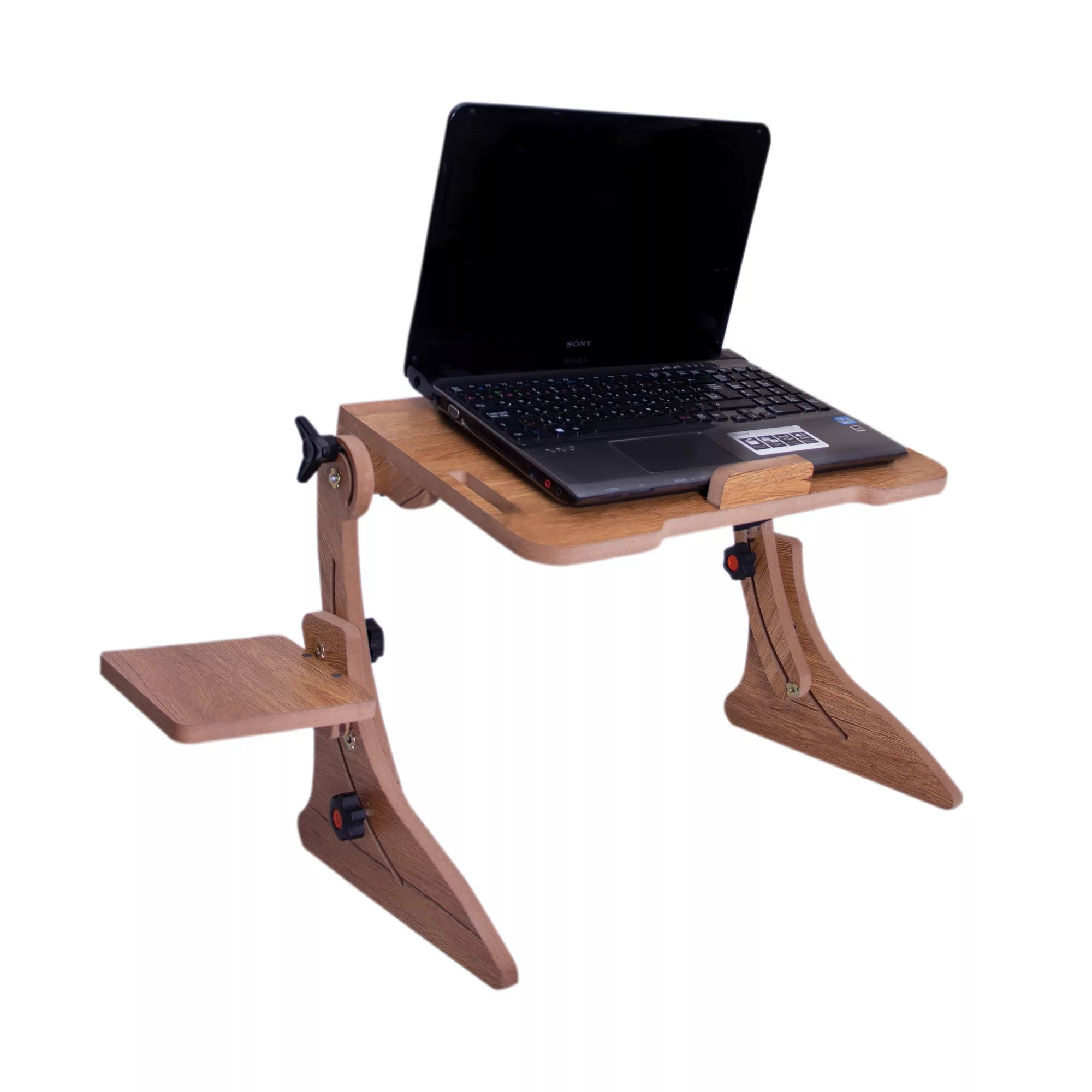 میز لپ تاپ تنظیم پذیر بومینوتک مدل flex wood