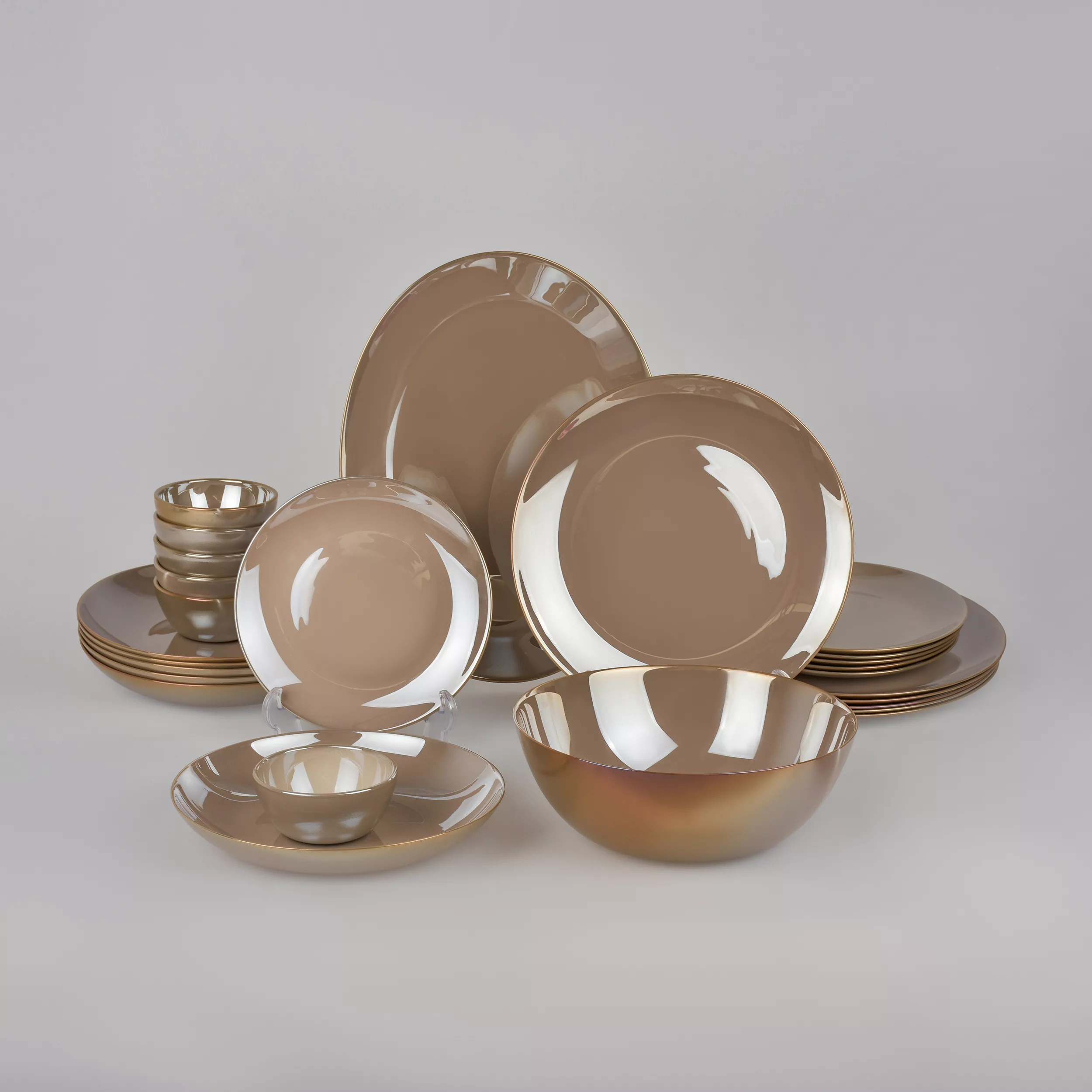 سرویس غذاخوری 26 پارچه 6 نفر فرانسوا مدل کلاسیک لنا