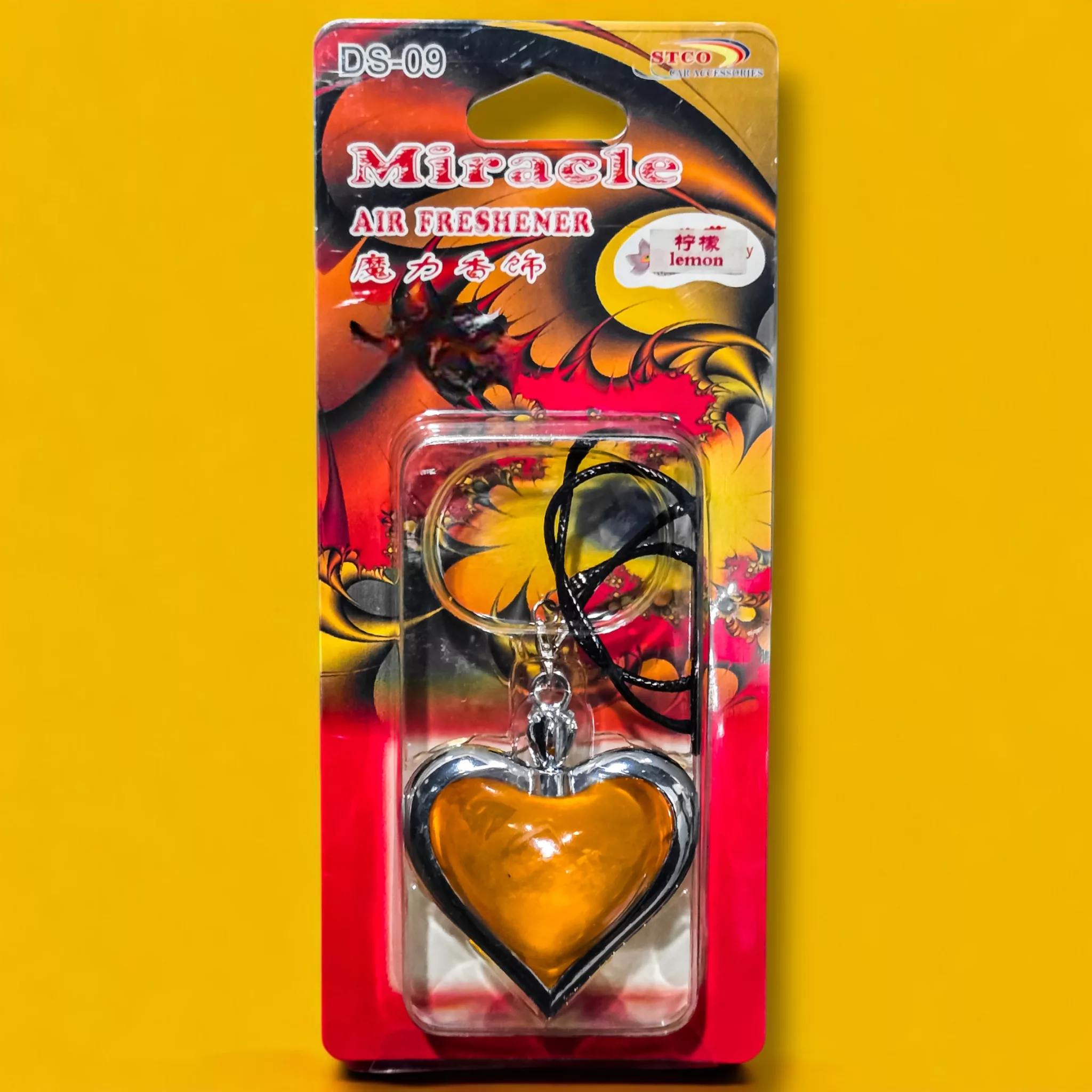خوشبو کننده خودرو مدل STCO - Miracle Lemon - Heart