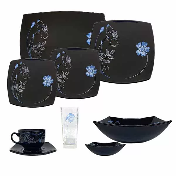 سرویس غذاخوری 44 پارچه 6 نفر لومینارک مدل ایندیکو