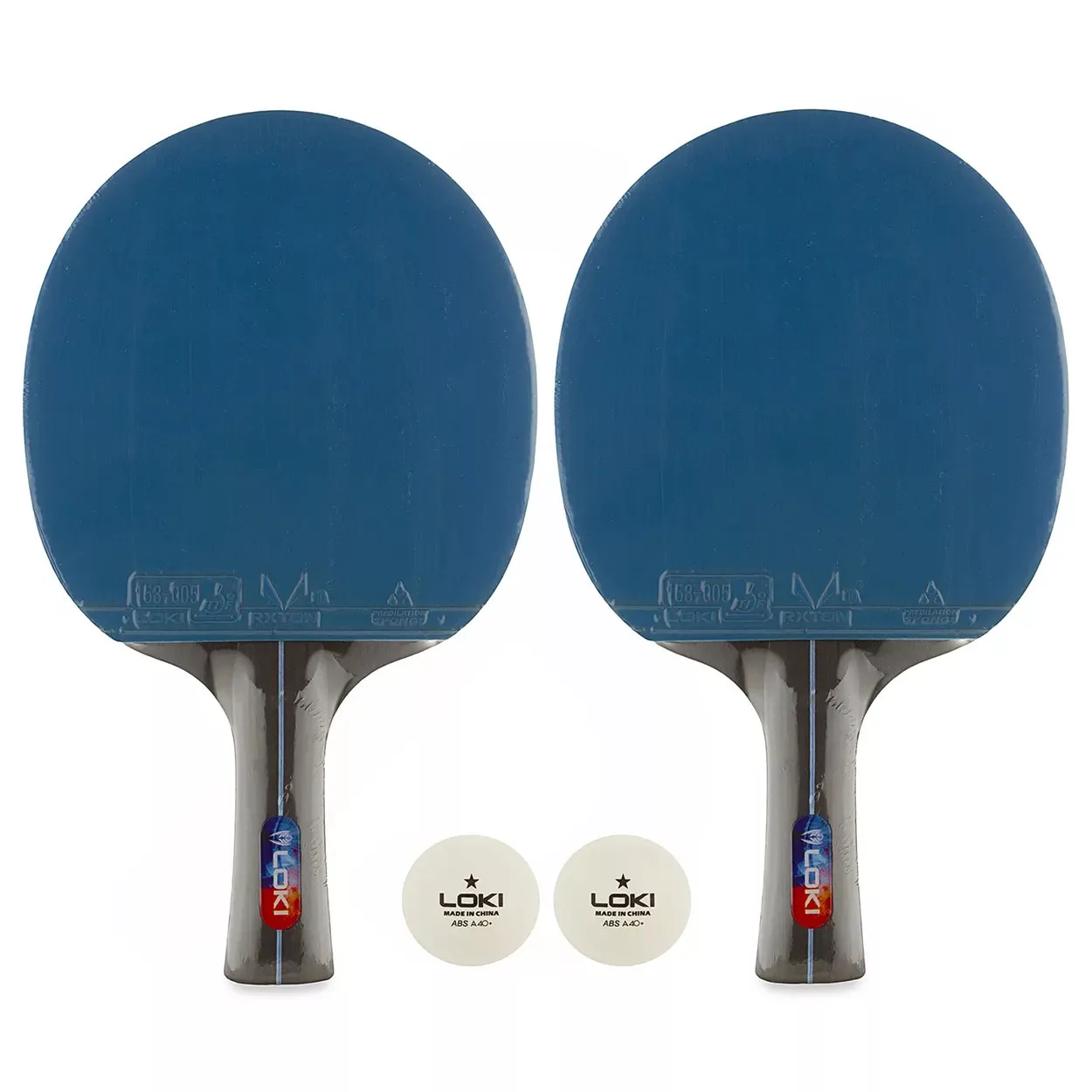 راکت پینگ پنگ لوکی مدل کیف دار K5000 NEW به همراه توپ بسته 2 عددی