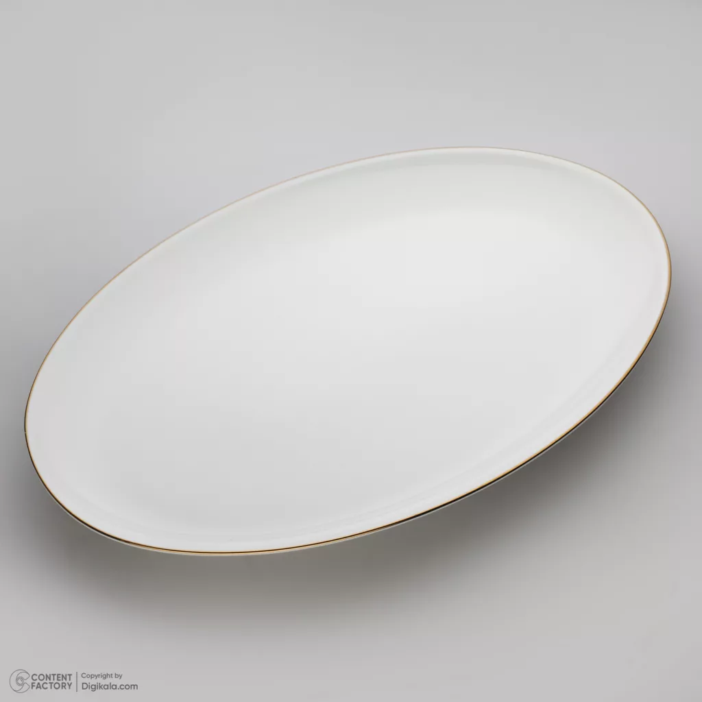 سرویس غذا خوری 30 پارچه شرکت صنایع چینی تقدیس مدل خط طلا کلاسیک