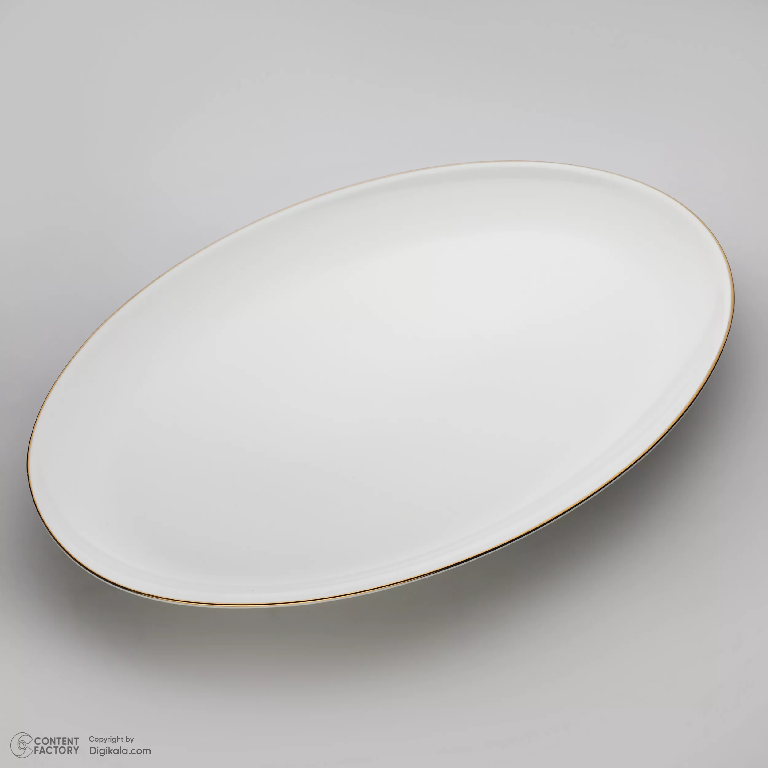 سرویس غذا خوری 30 پارچه شرکت صنایع چینی تقدیس مدل خط طلا کلاسیک