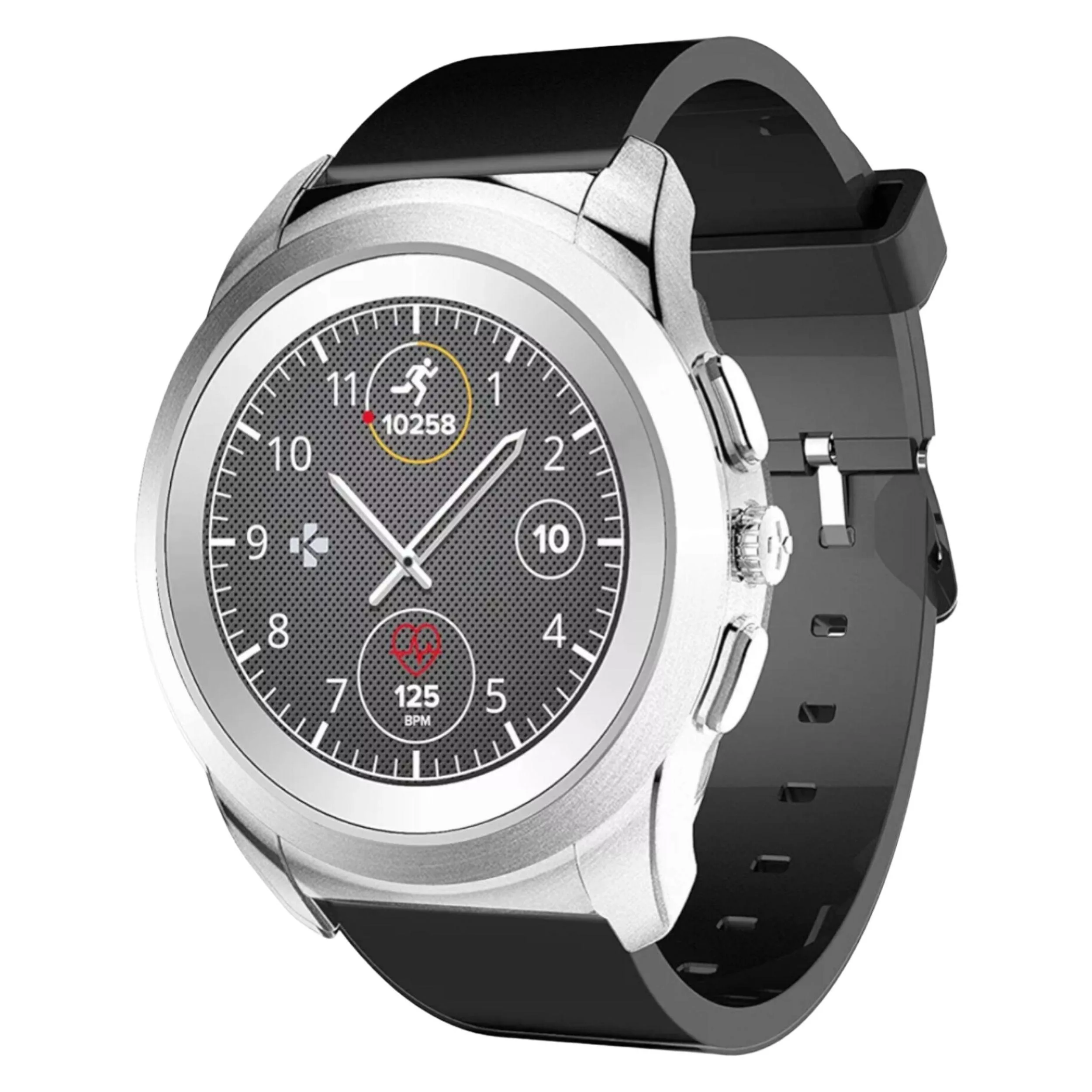 ساعت هوشمند مای کرونوز مدل zetime دارای قابلیت های صفحه نمایش لمسی، کنترل موسیقی، کنترل سطح اکسیژن خون، ضد آب، قابلیت تغییر طرح ساعت یا تم، بند سیلیکون