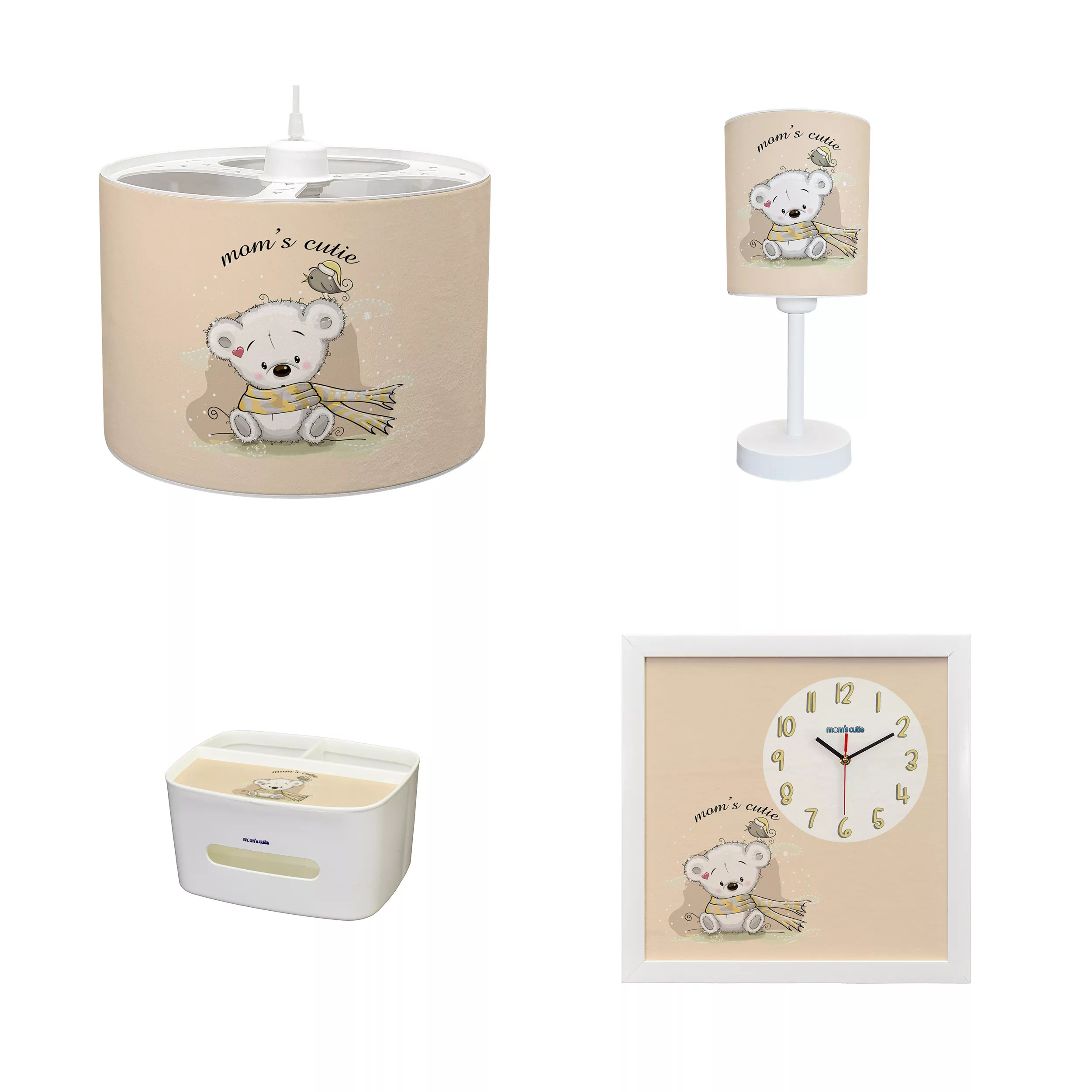 ست لوستر کودک مامز کیوتی مدل PL-89 بسته 4 عددی