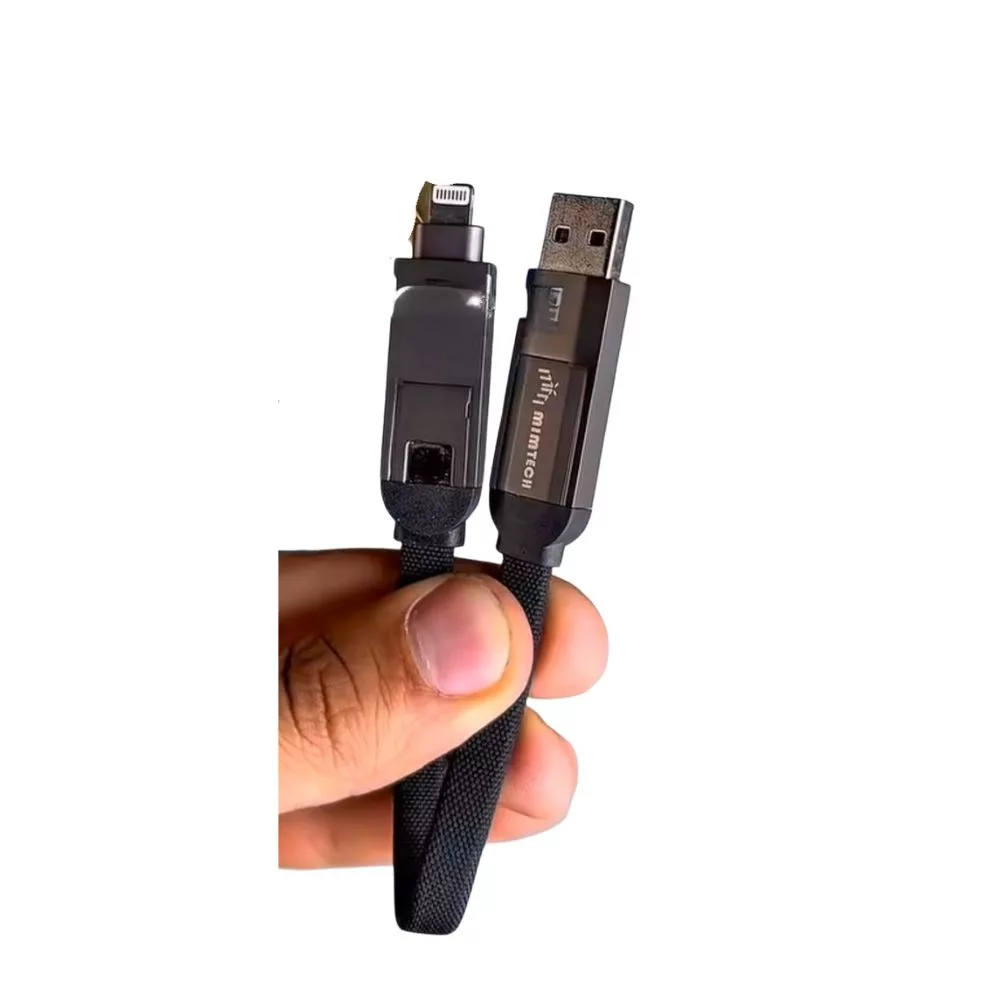 کابل تبدیل USB-C به لایتنینگ میم تک مدل  PDW100 طول 0.12 متر