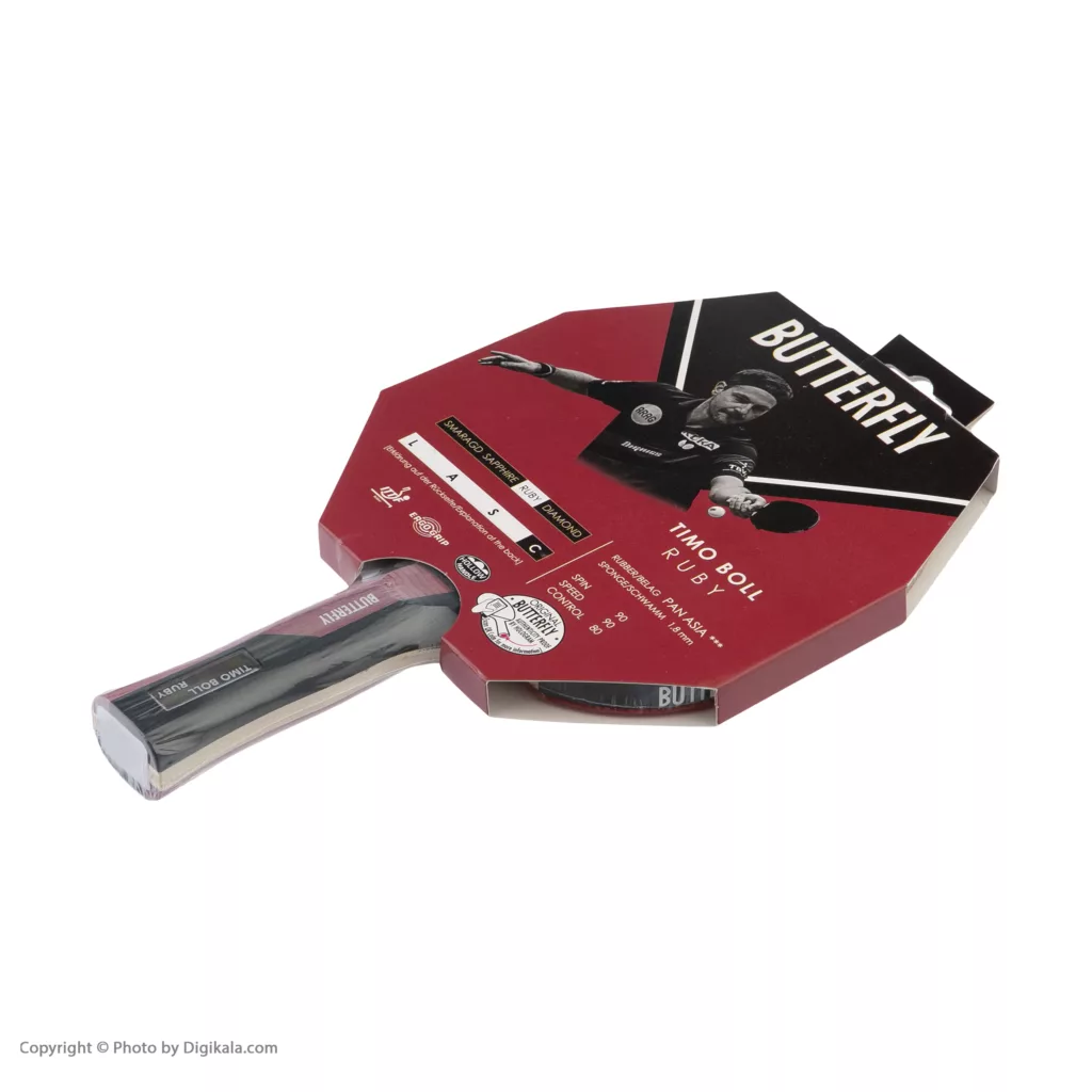 راکت پینگ پنگ باترفلای مدل RUBY  سری Timo Boll