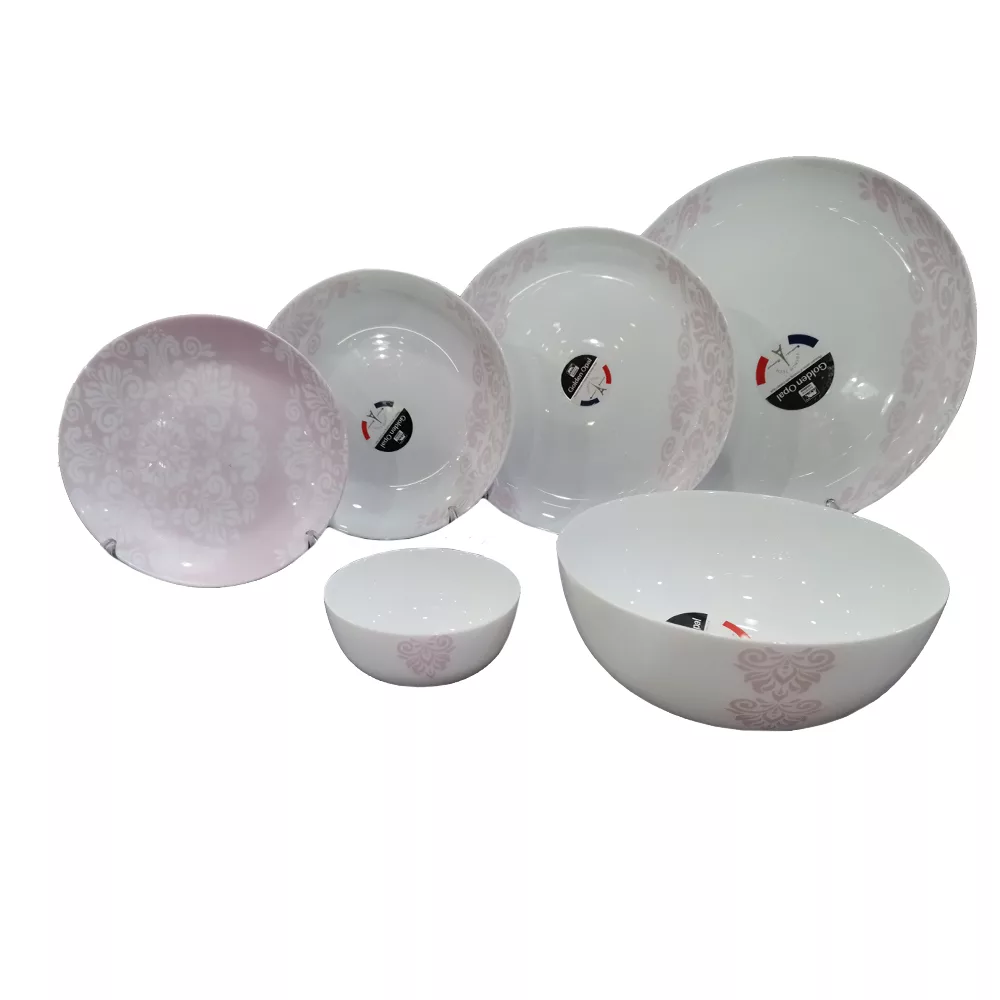 سرویس غذا خوری 26 پارچه گلدن اوپال مدل ترنج