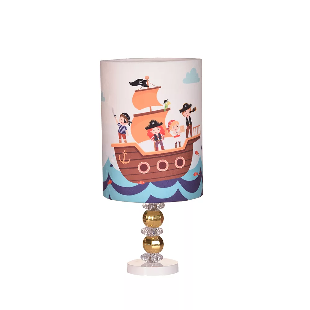 لوستر و آباژور اتاق کودک مدل کشتی دزدان دریایی