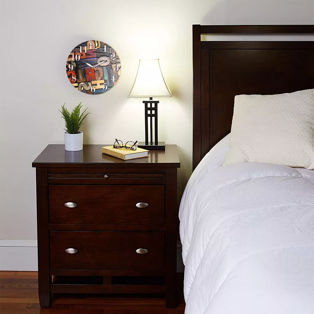 ساعت دیواری طرح حروف انگلیسی کد 1198