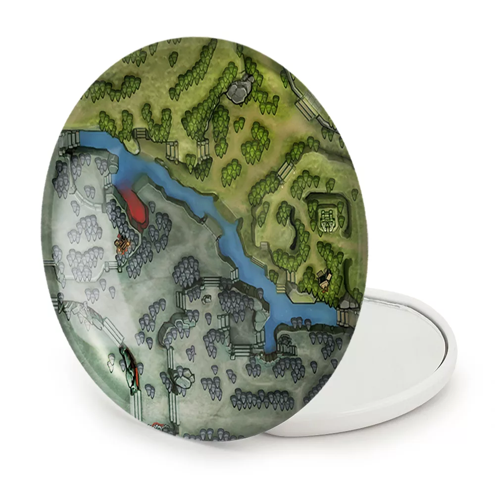 آینه جیبی خندالو طرح بازی دوتا (Dota 2) مدل تاشو کد 31472