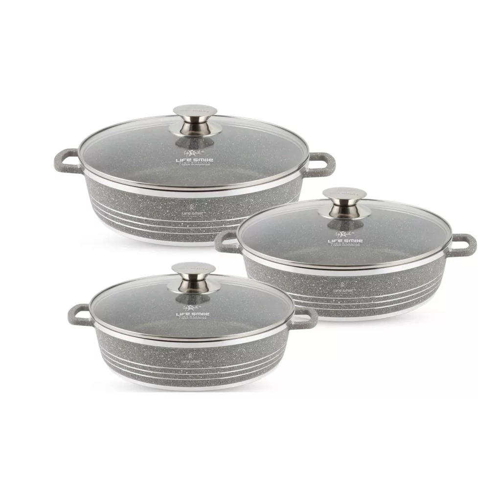 سرویس تابه 6 پارچه لایف اسمایل مدل LIFEP7SHR