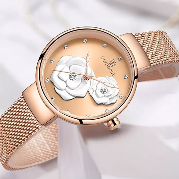 ساعت مچی عقربه ای زنانه نیوی فورس مدل NF5013L - RZ-RZ