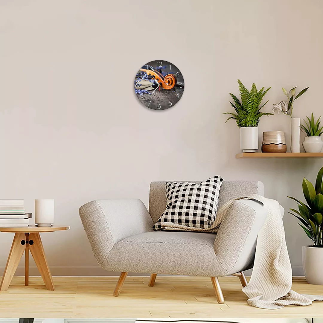 ساعت دیواری طرح ویولن کد 1269