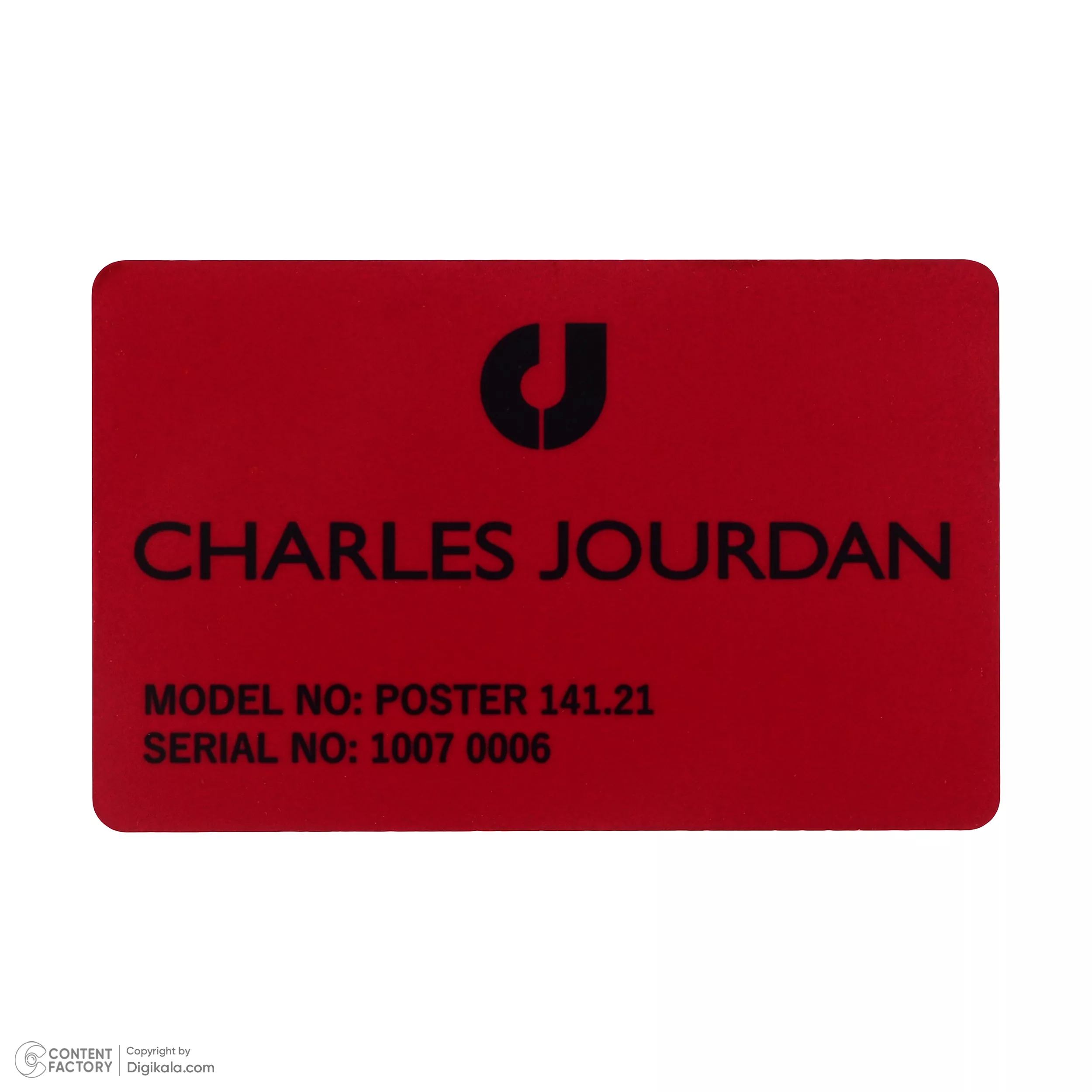 ساعت مچی عقربه‌ای کوارتز زنانه چارلز جردن مدل Poster 141-21