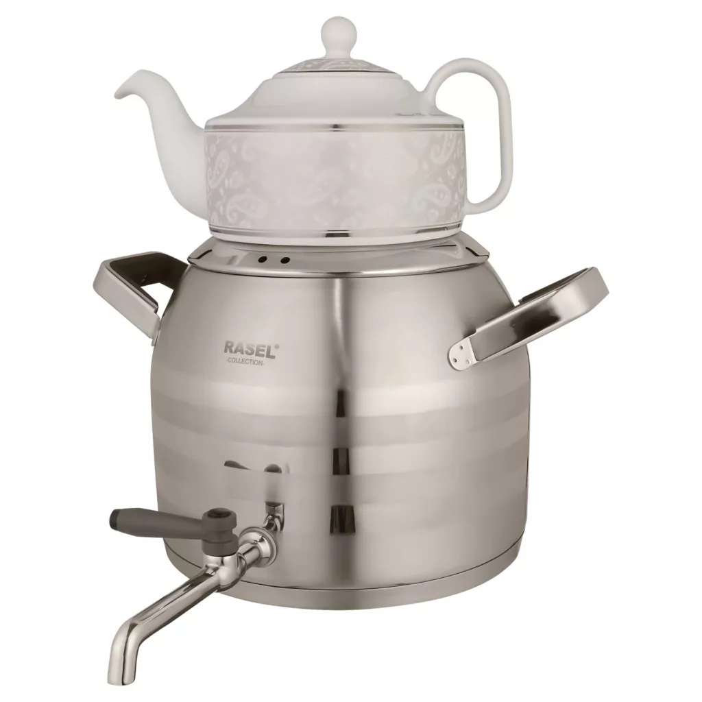 ست کتری و قوری راسل مدل 123B گنجایش کتری 5 لیتر گنجایش قوری 0.8 لیتر