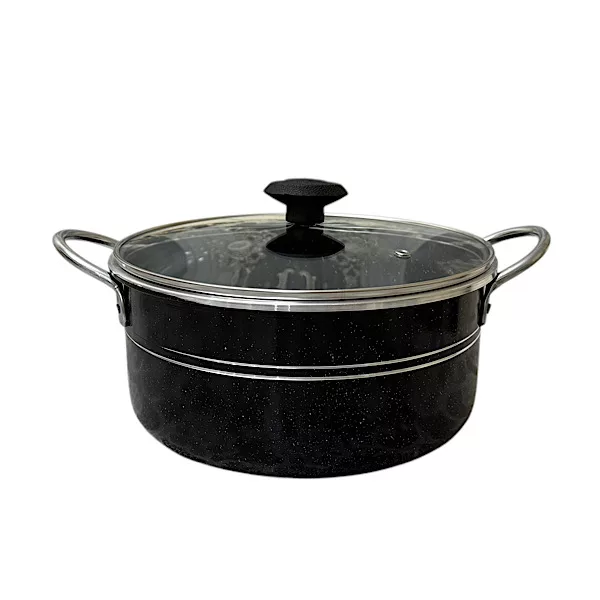 سرویس قابلمه و تابه گرانیتی 7 پارچه یاراشیق مدل 909