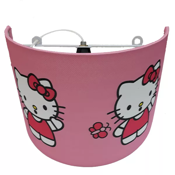 لوستر و آباژور و چراغ خواب کودک مدل کیتی کد 40221 به همراه ساعت مجموعه 4 عددی