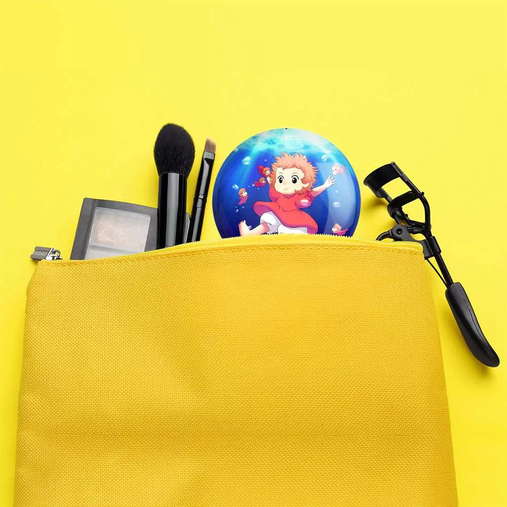 آینه جیبی خندالو طرح انیمه پونیو کد 4897