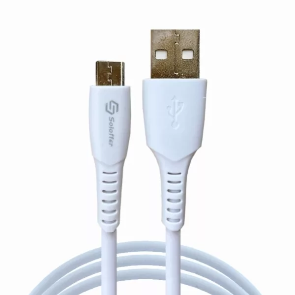 کابل تبدیل USB به MicroUSB سولوفر مدل Galaxy A10s طول 1 متر