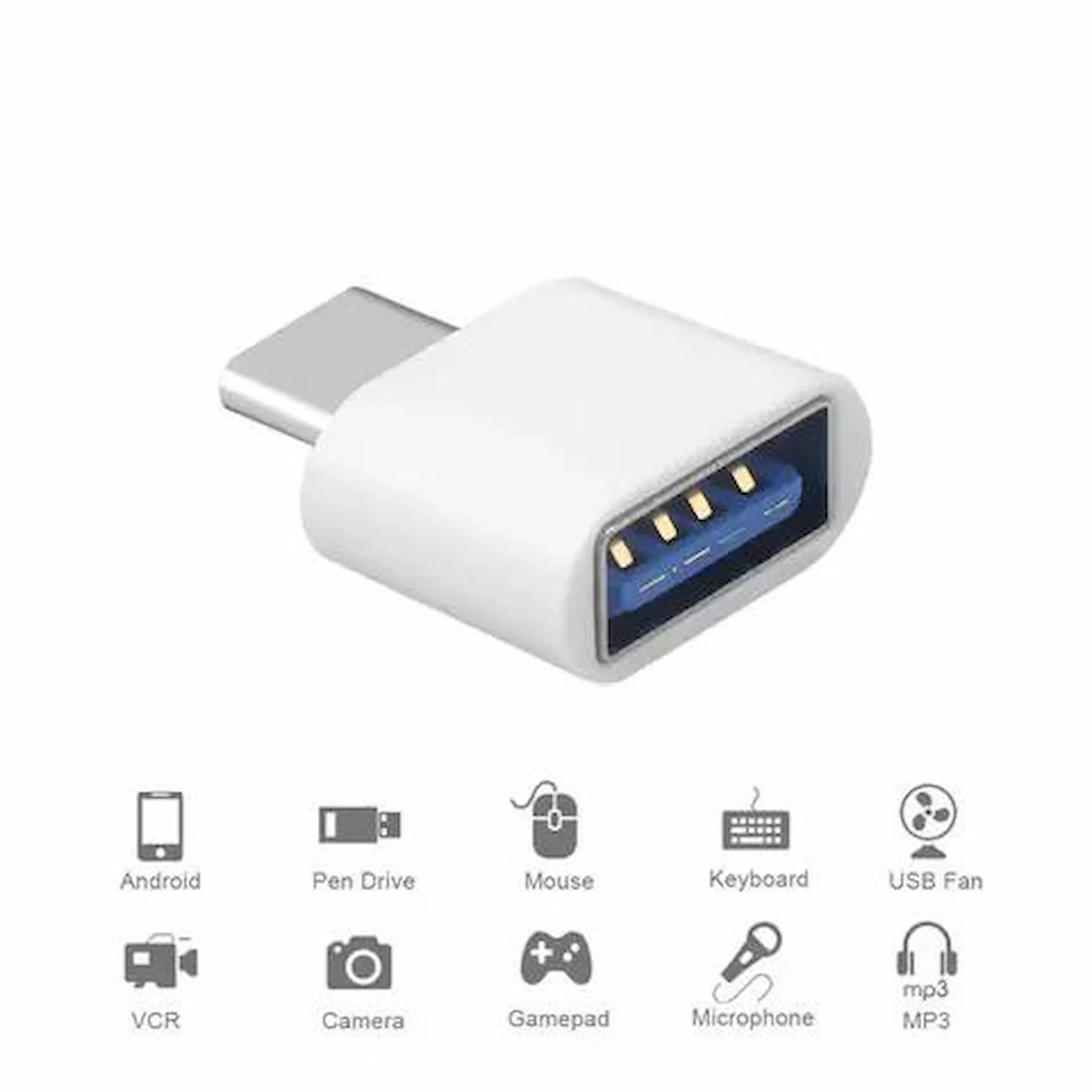 مبدل USB به USB-C مدل OTG-8PIN