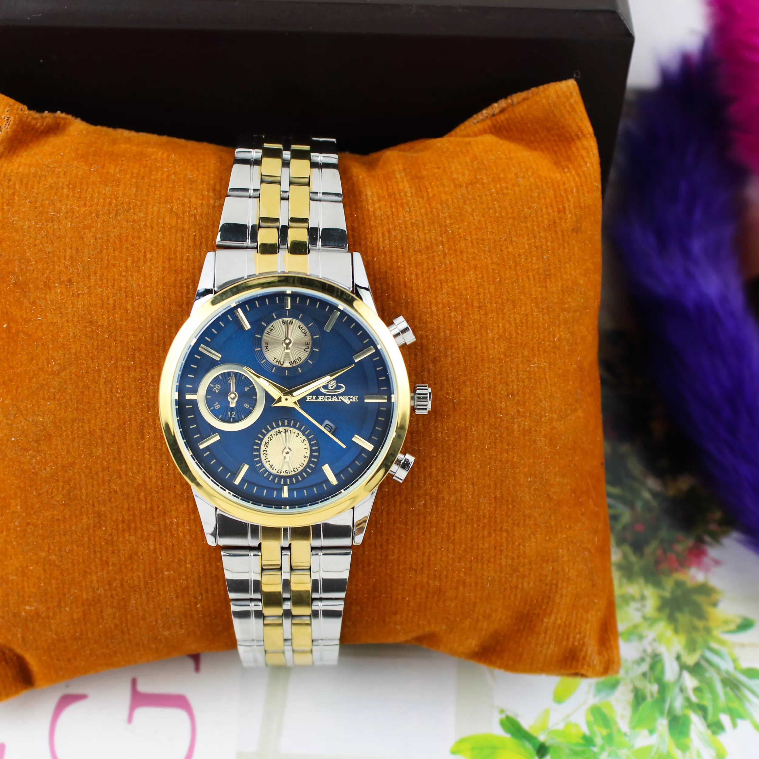 ساعت مچی عقربه‌ای کوارتز زنانه الگانس مدل EZDOAJ7877