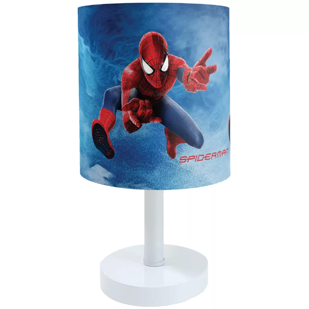 آباژور رومیزی کودک طرح مرد عنکبوتی مدل BS-011