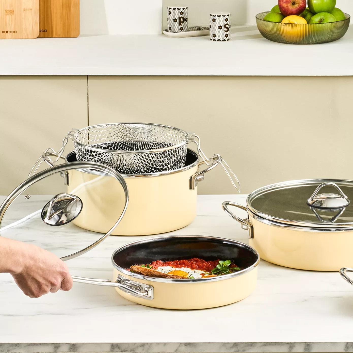 سرویس پخت و پز 14 پارچه کاراجا مدل Erva