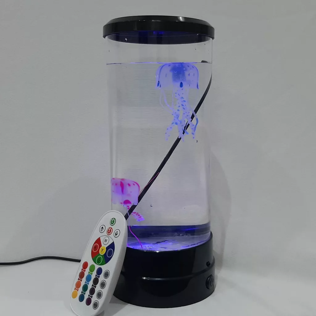 چراغ خواب کودک مدل آکواریومی عروس دریایی کنترلی