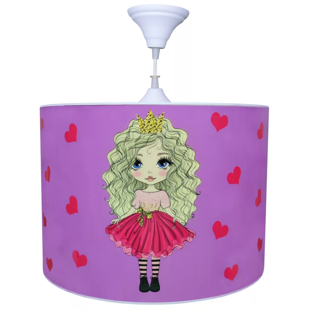 لوستر کودک مدل دختر مو فرفری