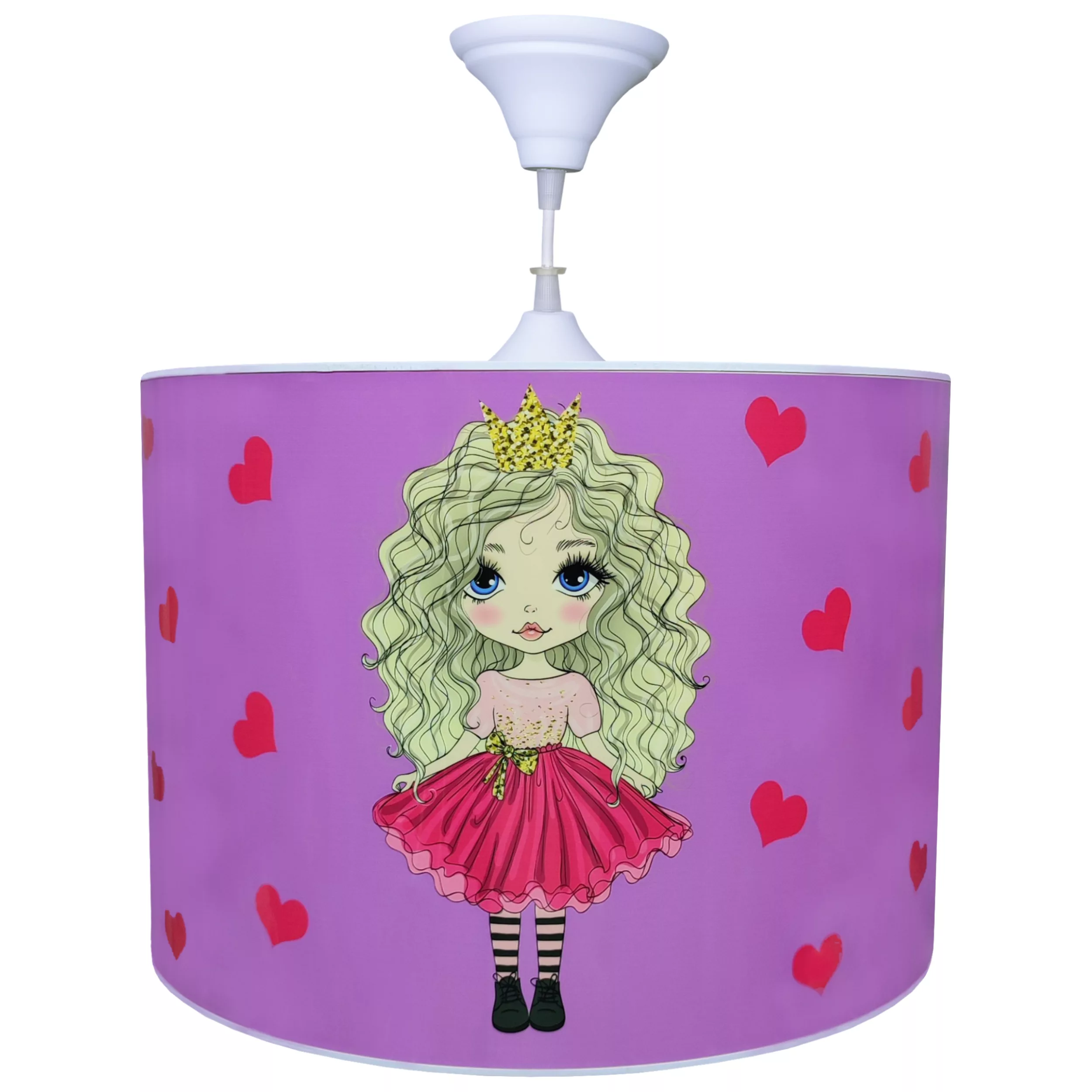 لوستر کودک مدل دختر مو فرفری