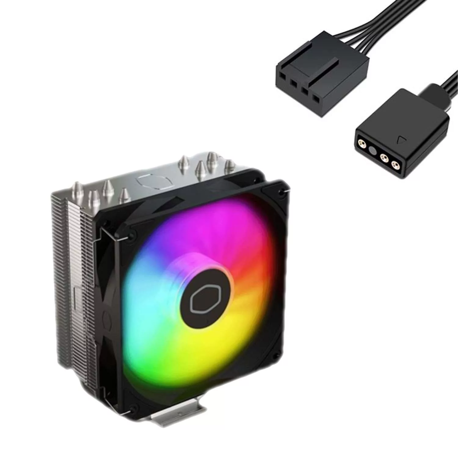 خنک کننده پردازنده کولر مستر مدل T400k ARGB LGA1700