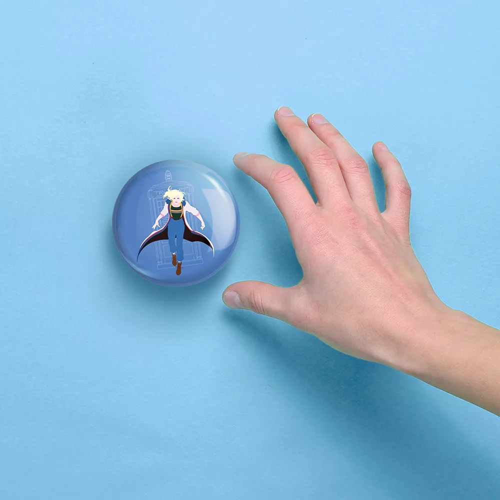 آینه جیبی خندالو مدل سریال داکتر هو Doctor Who کد 29759